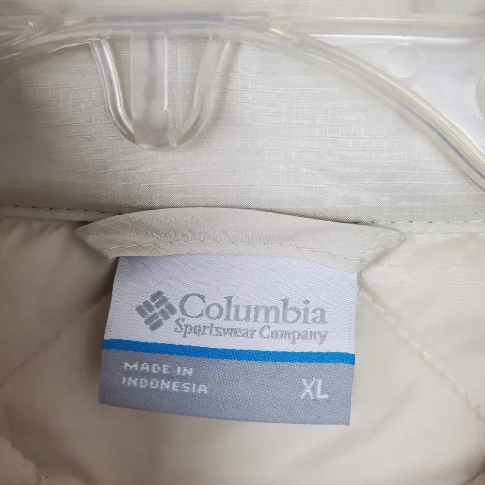COLUMBIA | Hidden Mesa Lightly Insulated | Cream | Women’s Puffer Vest | XL